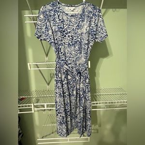 Lularue Blue and White Dress